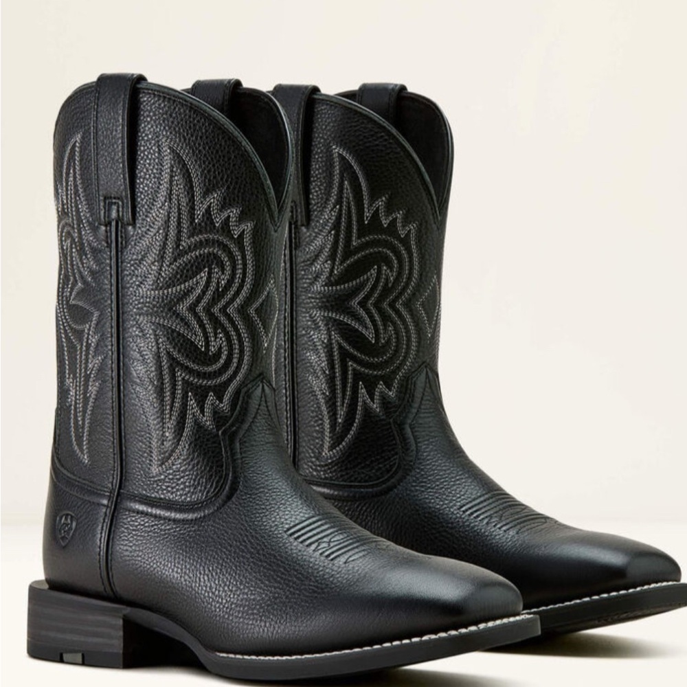 Ariat Men's Black Leather Western Boots